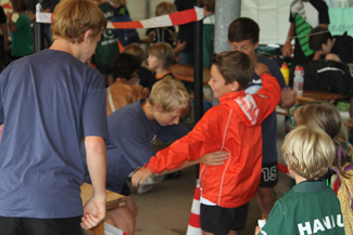 Personencheck beim THC Sommercamp 2012 